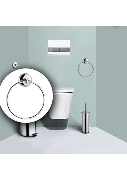 Nobel Yuvarlak Wc Tuvalet Havluluk Krom fiyatları