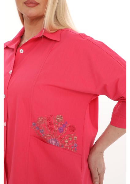 Büyük Beden Cepli Cotton Gömlek fiyatları