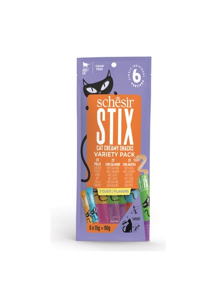 Cat Stix Karışık Lezzetli Krema Kedi Ödülü 6 x 15 gr