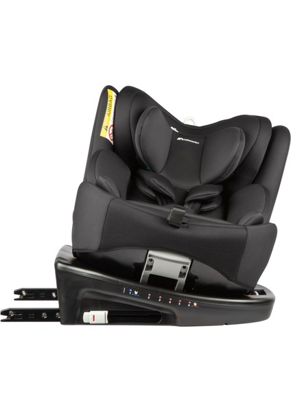 Bebeconfort EvolveFix i-Size 360 Derece Dönebilen Yatabilen İsofix'li 0-36 Kg Oto Koltuğu Black Mist