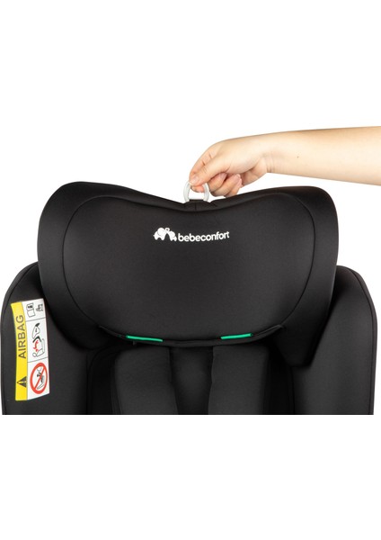 Bebeconfort EvolveFix i-Size 360 Derece Dönebilen Yatabilen İsofix'li 0-36 Kg Oto Koltuğu Black Mist