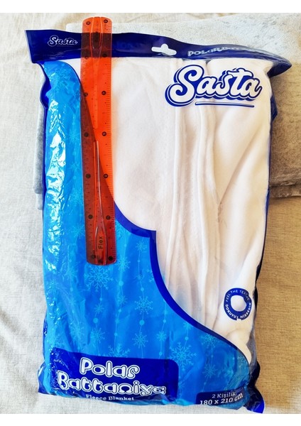 Polar Battaniye Çift Kişilik Sasta Televizyon Battaniyesi 180X210CM