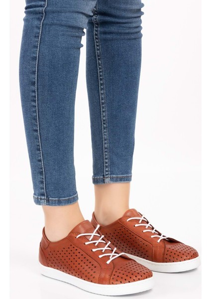 Kadın Deri Günlük Rahat Ayakkabı GND.108 - Fındık - 39 fırsatları