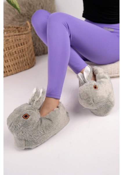 Peluş Cc-99 Unisex Tavşanlı Panduf Peluş modelleri