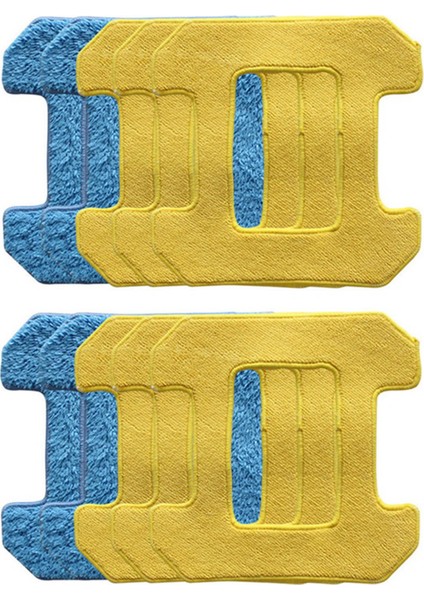 Adet Islak Temizleme + 4 Adet Kuru Sürtünme Paspas Pedleri 268 Pencere Temizleme Robotu Için (Yurt Dışından)