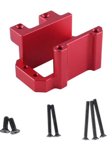 1/8 Sledge 95076-4 Rc Araba Için Metal Servo Montaj Tabanı, Kırmızı (Yurt Dışından)