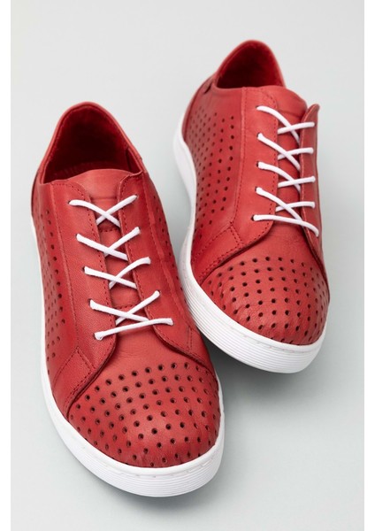 Kadın Deri Günlük Rahat Ayakkabı GND.108 - Vişne - 38 fiyatları