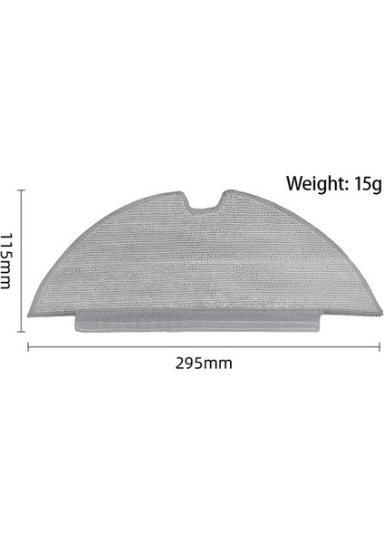 Eufy Robovac L35 HIBRIT/L35 Hibrit Kuru ve Islak Kullanım Için 4 Adet Bez Paspas Bezi Ped Zemin Temizliği (Yurt Dışından)