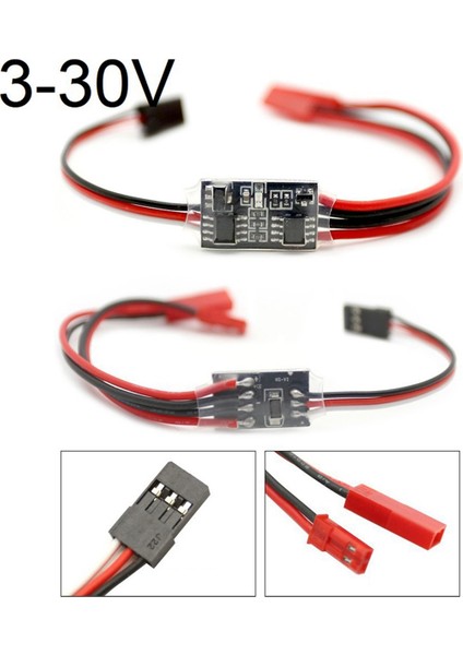 20A Yüksek Akım Uzaktan Kumanda Elektronik Anahtarı 3-30V Hava Modeli (Yurt Dışından) fiyatları