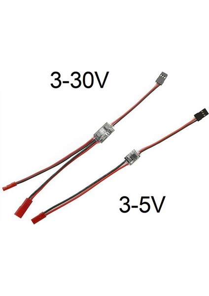 20A Yüksek Akım Uzaktan Kumanda Elektronik Anahtarı 3-30V Hava Modeli (Yurt Dışından) modelleri