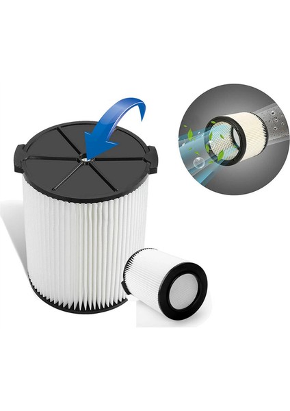 VF4000 5-20 Galon Elektrikli Süpürge Filtresi Için 6x Standart Islak/kuru Hepa Filtrenin Değiştirilmesi Yıkanabilir (Yurt Dışından) indirimleri