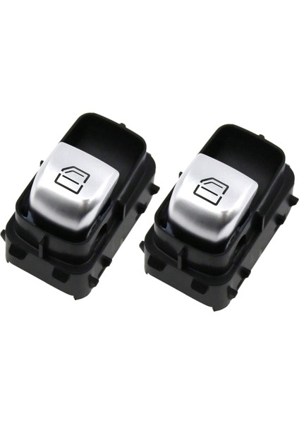 2x Araba Sağ Yolcu Kapısı Pencere Anahtarı W205 S205 X253 C253 Clase C 2059051513 (Siyah) (Yurt Dışından)