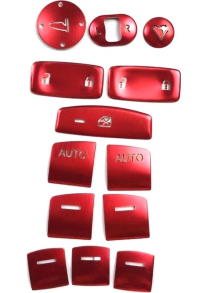 13 Adet Kırmızı Pencere Camı Kaldırma Anahtarı Düğme Kapağı Trim Honda ile Uyumlu (Yurt Dışından) fiyatları
