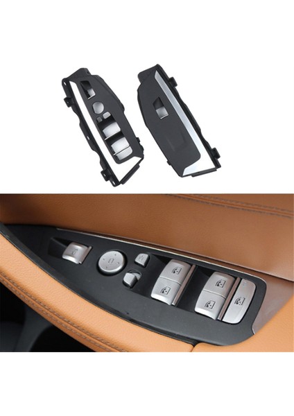 Araba Ön Sağ Cam Kaldırma Paneli Anahtarı Kapak Plakası Trim Için X3 G08 G01 X4 G02 2018-2021 Iç Aksesuarları Rhd (Yurt Dışından) fırsatları