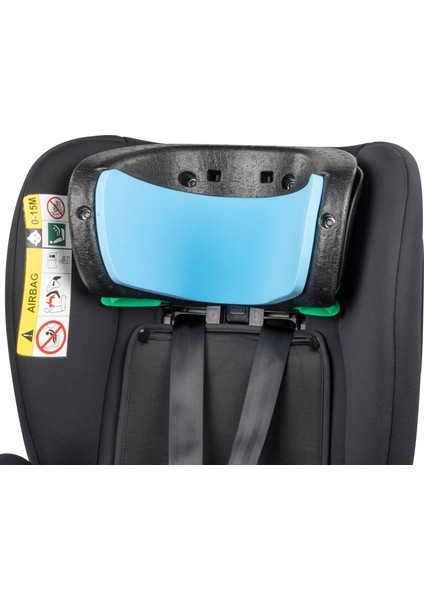 EvolveFix Plus i-Size 360 Derece Dönebilen Yatabilen İsofix'li 0-36 Kg Oto Koltuğu Black Mist