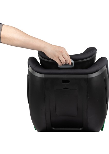 EvolveFix Plus i-Size 360 Derece Dönebilen Yatabilen İsofix'li 0-36 Kg Oto Koltuğu Black Mist