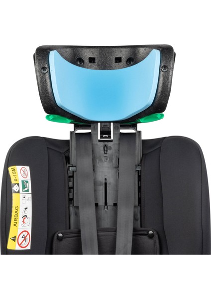 EvolveFix Plus i-Size 360 Derece Dönebilen Yatabilen İsofix'li 0-36 Kg Oto Koltuğu Black Mist