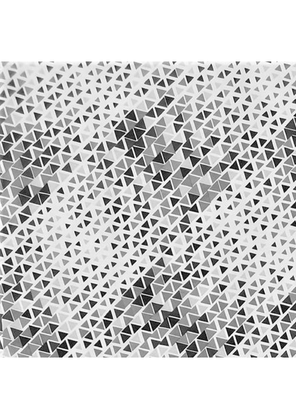 Pamuklu Polycotton Geometrik Ücgenler 160X200 + 2*(50X70) Yüksek Kenarlı Çift Kişilik Lastikli Çarşaf Takımı fırsatları