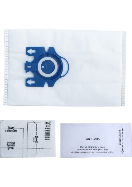 12'li Paket Gn Torbalar Için Vakum Torbaları Klasik C1 Komple C1 C2 C3 (Yurt Dışından)
