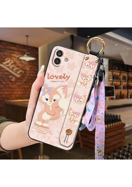 Telefon Kılıfı Samsung Galaxy M13 5g Kordon Bileklikli Karikatür Telefon Kılıfı (Yurt Dışından)