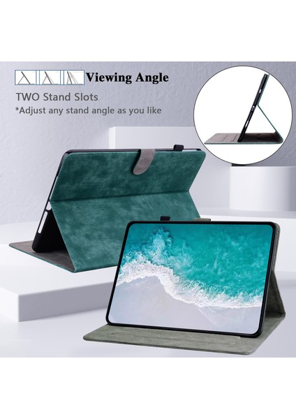 Deri Tablet Kılıfı Samsung Galaxy Tab A8 10.5 2021/A8 10.5 Lte Darbeye Dayanıklı Koruyucu Tablet Kılıfı (Yurt Dışından)