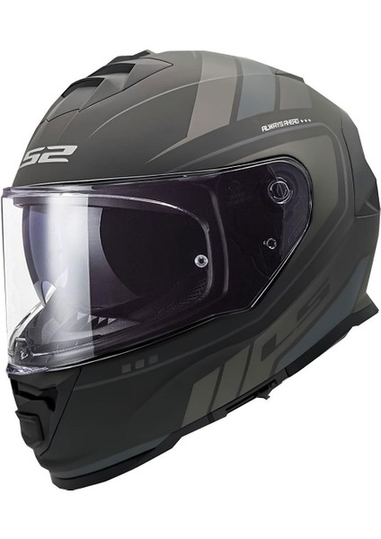 Storm 2 Fıst Mat Siyah Kapalı Kask Full Face