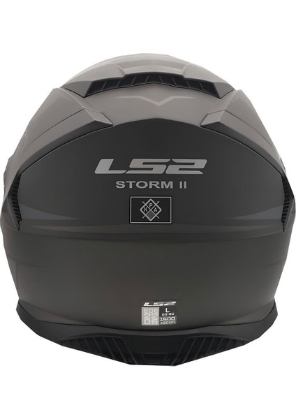 Storm 2 Fıst Mat Siyah Kapalı Kask Full Face modelleri