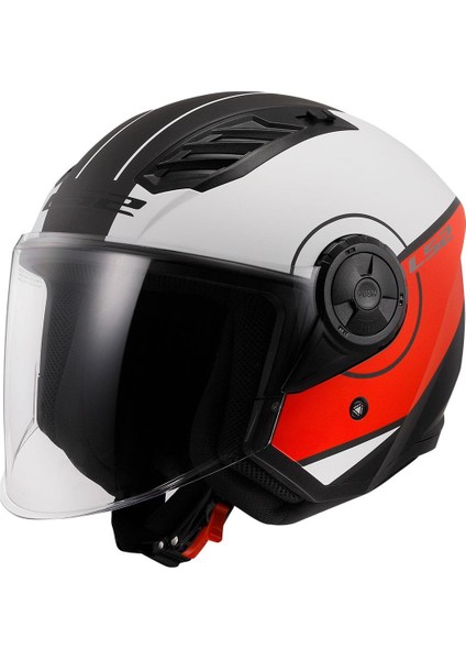 Aırflow 2 Cover Mat Siyah-Kırmızı-Beyaz Açık Kask
