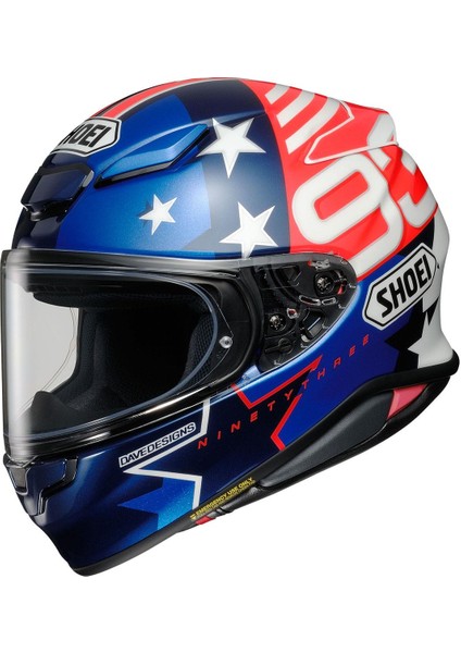 Shoeı Nxr 2 Marquez Amerıcan Spırıt Tc-10 Kapalı Kask Full Face