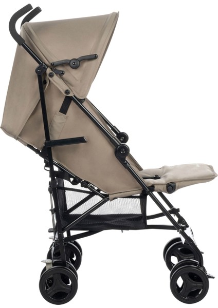 Bebeconfort Rainbow Ultra Kompakt Tek Elle Katlanabilen Baston Bebek Arabası Mineral Beige