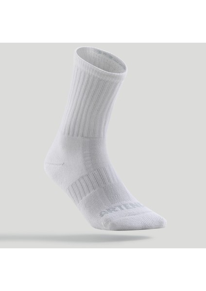 Artengo Tenis Çorabı - Uzun Konçlu - 3'lü Paket - Beyaz - Rs 500