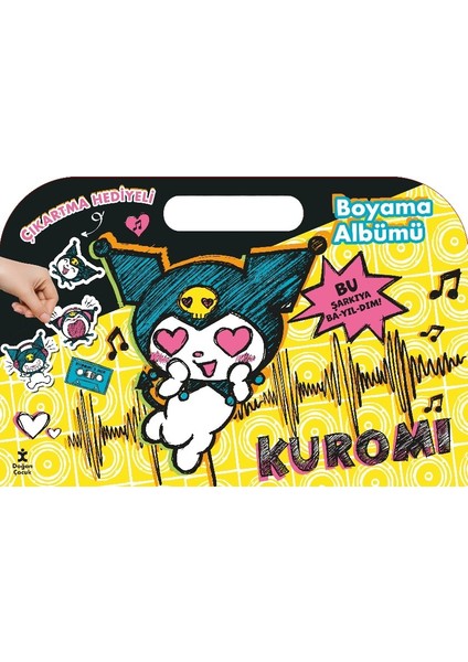 Kuromi Çıkartma Hediyeli Boyama Albümü