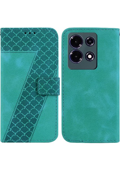 Infinix Not 30 Kart Yuvası Fonksiyonu Için Cüzdan Kabartmalı Desen Telefon Kılıfı (Yurt Dışından)