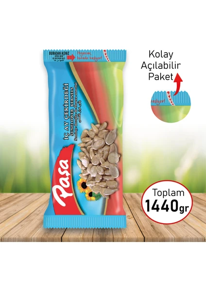 Paşa Kuruyemiş Işlenmiş Iç Ay Çekirdeği 30 gr x 48 Adet