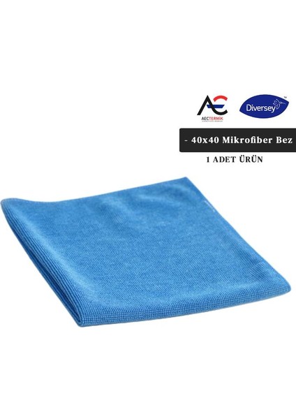 Solare Microjet Mikrofiber Temizlik Bezi Mavi 40CMX40CM 1 Adet