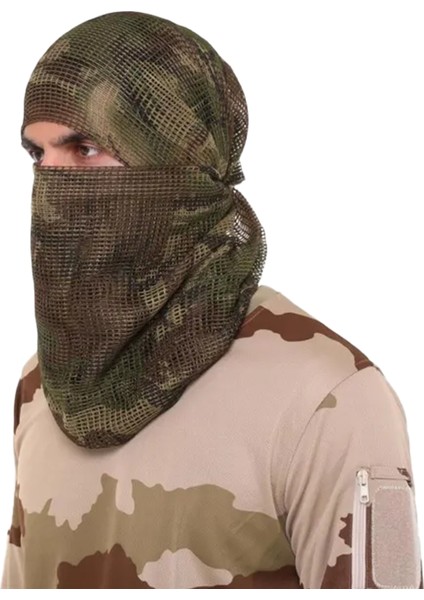Kamuflaj Kare Fileli Askeri Şal, Fileli Puşi, Gizlenme Ağı Tactical File Puşi - Poşi modelleri