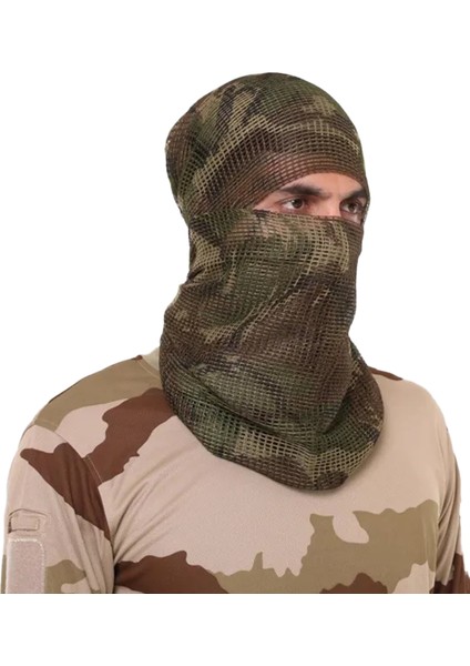 Kamuflaj Kare Fileli Askeri Şal, Fileli Puşi, Gizlenme Ağı Tactical File Puşi - Poşi fırsatları