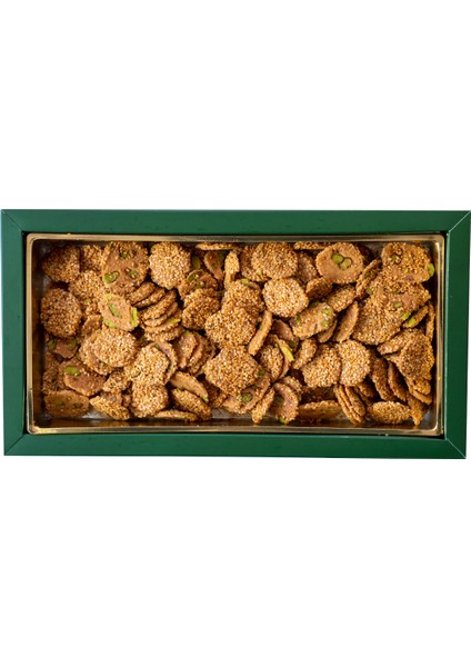 Lüks Antep Fıstıklı Susamlı Kurabiye 800g modelleri
