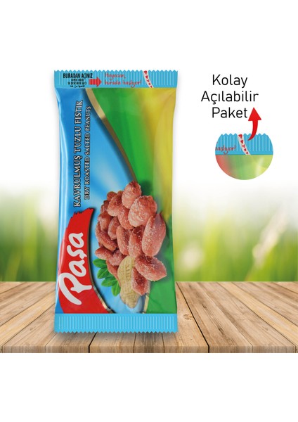 Paşa Kuruyemiş Kavrulmuş Tuzlu Yer Fıstığı 30 gr x 24 Adet