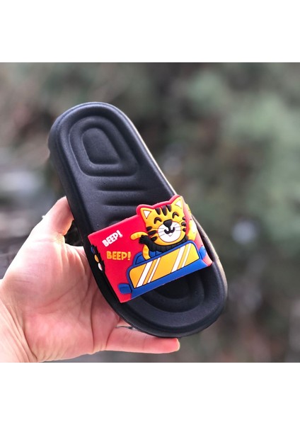 Sevimli Hayvan Figürlü Çocuk Terliği, Kaydırmaz Taban Çocuk Terliği, Bahçe Deniz Havuz Terliği modelleri