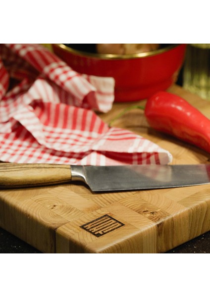Kestane End Grain Kesme Tahtası Medium
