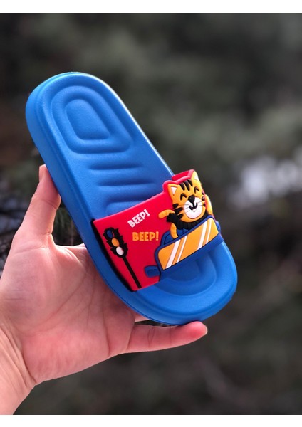 Sevimli Hayvan Figürlü Çocuk Terliği, Kaydırmaz Taban Çocuk Terliği, Bahçe Deniz Havuz Terliği modelleri