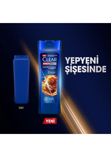 Men Kepeğe Karşı Etkili Şampuan Saç Dökülmesine Karşı 350 ml