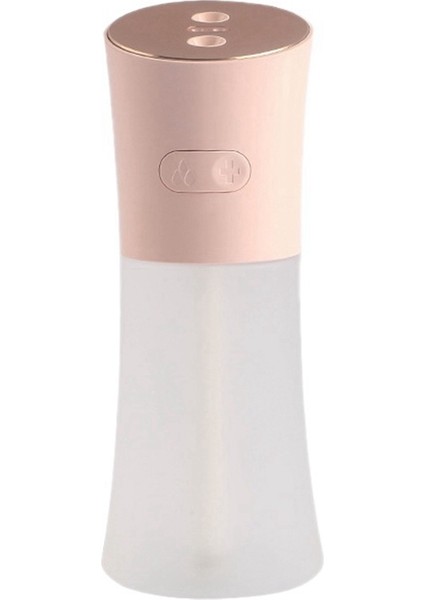 Nemlendirici Ultrasonik Masaüstü Serin Buharlı Nemlendirici Alkol Dağıtımı USB Sessiz Otomatik Kapanma Gece Lambası Difüzör 500ML, Pembe (Yurt Dışından)