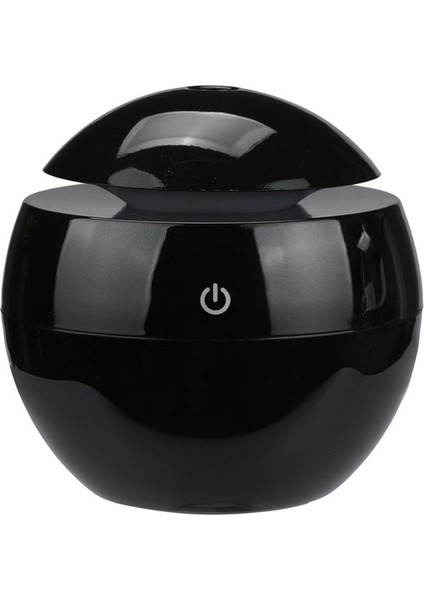 Küçük Nemlendirici Taşınabilir Hava Nemlendirici Ultrasonik USB Difüzör LED Gece Lambası Elektrikli Uçucu Yağ Difüzörü Aromaterapi Siyah (Yurt Dışından)