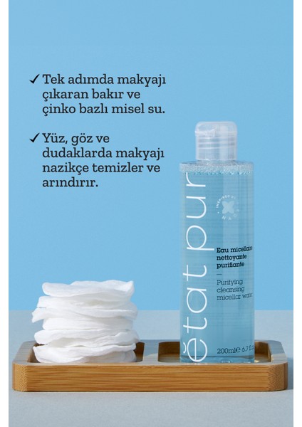 Micellar Purifying Cleansing Water Arındırıcı Göz Yüz Makyaj Temizleme Suyu 200 ml