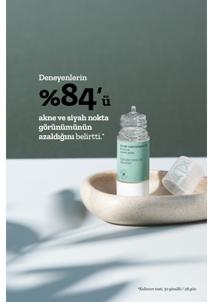 Etat Pur Pure Active Salisilik Asit BHA Sivilce Siyah Nokta Karşıtı Konsantre Bakım Serumu 15 ml Karma ve Yağlı Ciltler