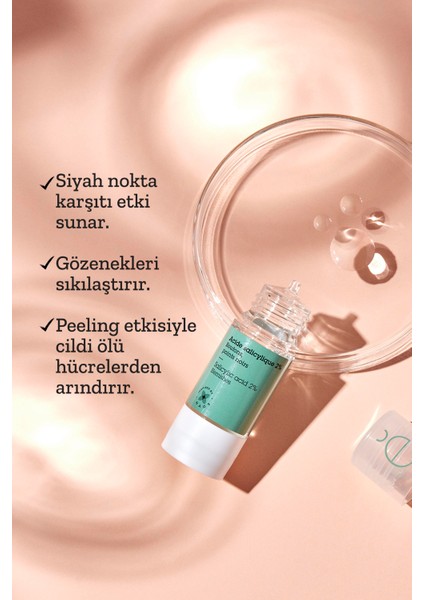 Etat Pur Pure Active Salisilik Asit BHA Sivilce Siyah Nokta Karşıtı Konsantre Bakım Serumu 15 ml Karma ve Yağlı Ciltler