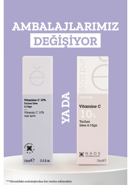 Etat Pur Pure Active Saf Vitamin C %10 Koyu Leke Aydınlatıcı Yaşlanma Karşıtı Konsantre Bakım Serumu 15 ml