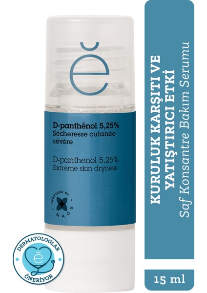 Etat Pur Pure Active D-Panthenol %5,25 Nemlendirici Onarıcı Saf Konsantre Cilt Bakım Serumu 15 ml Kuru Ciltler